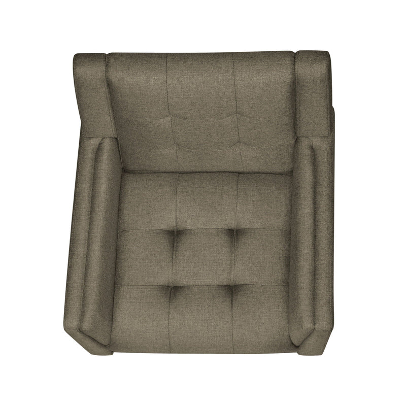 Luminaesque Fabric Upholstered Armchair With Tufted Back by HouseOfZazla