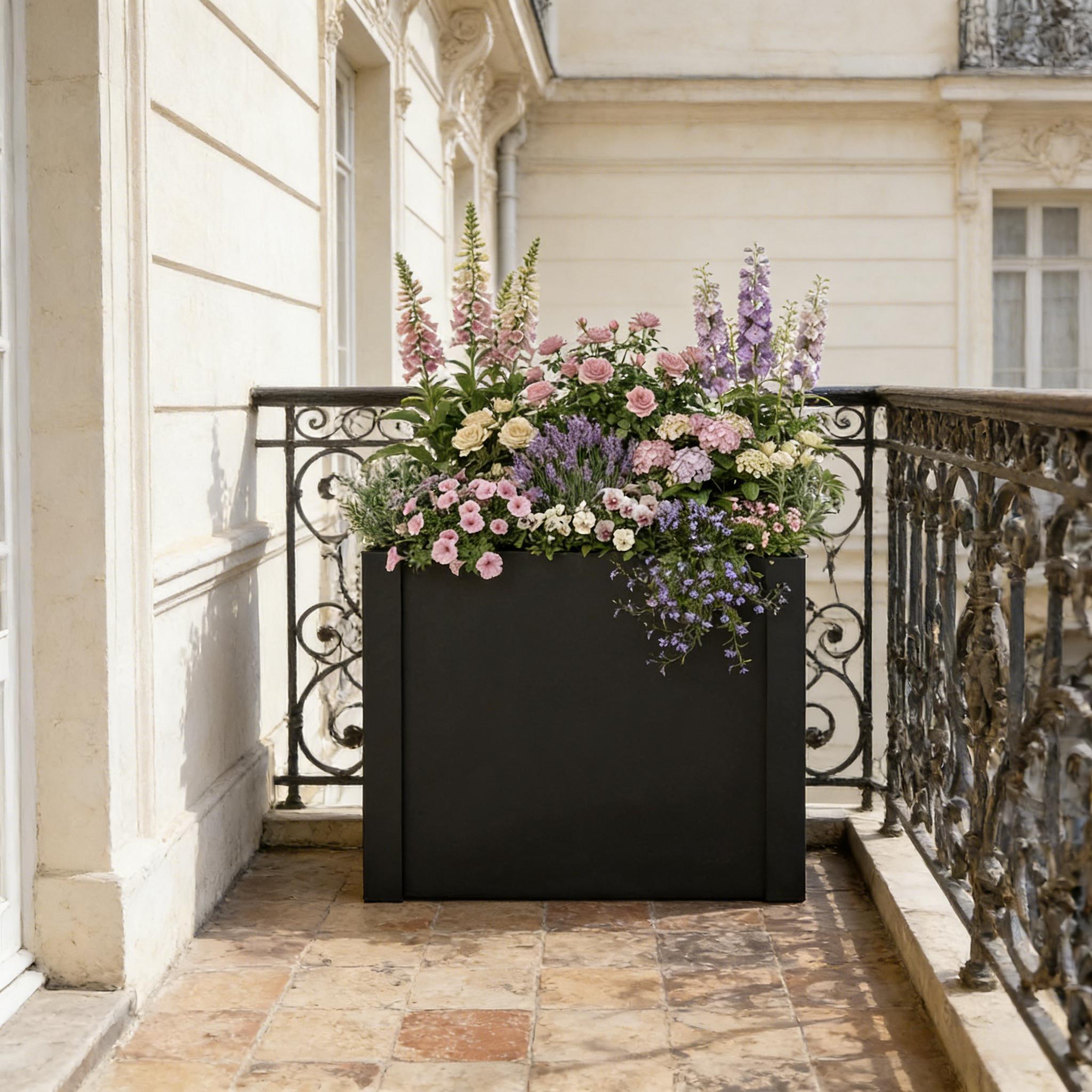 Patio Planter Box, Raised Garden Bed by HouseOfZazla