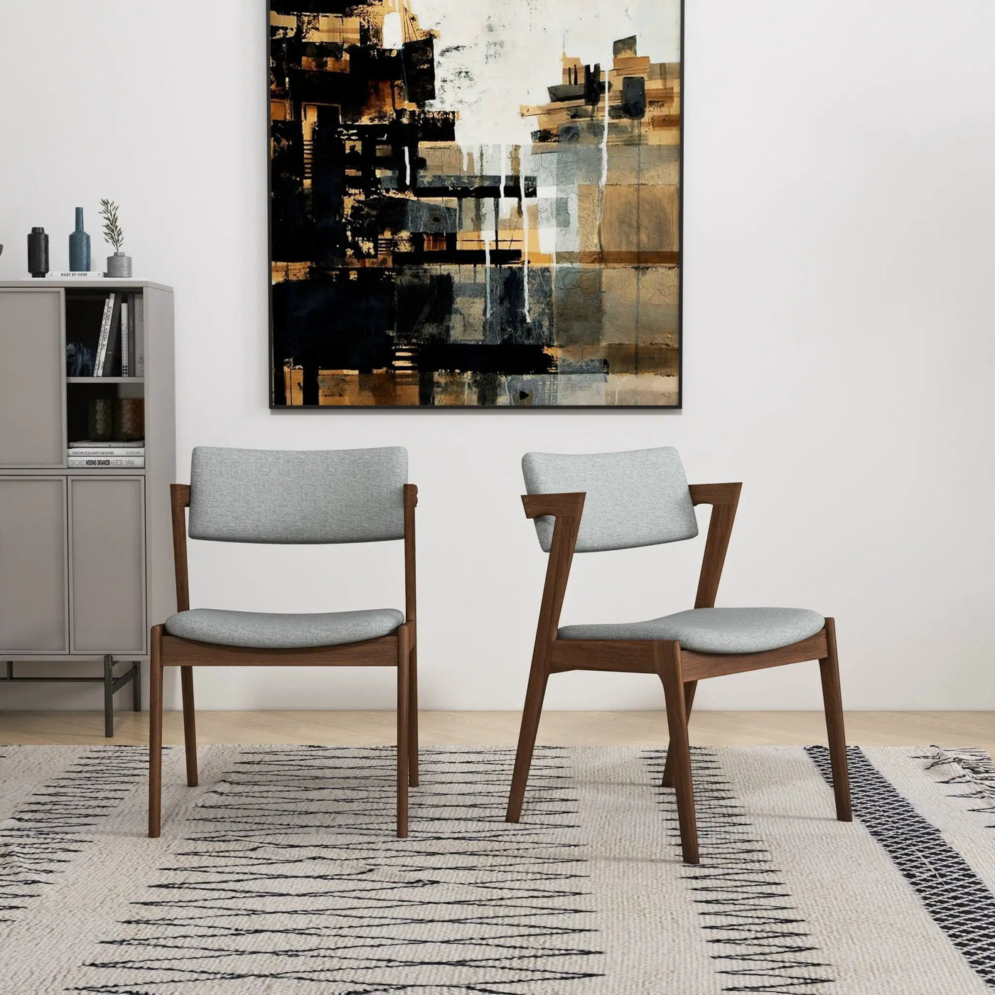 Edwin - Mid-Century Modern Dining Chair (Set of 2) by HouseOfZazla