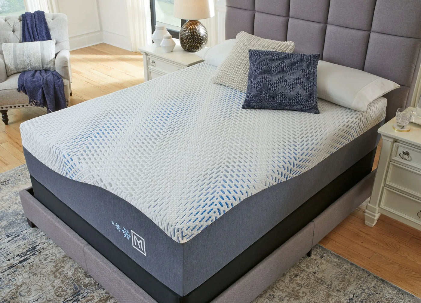 Millennium - Luxury Plush Gel Latex Hybrid Mattress, Foundation by Unique Piece Furniture