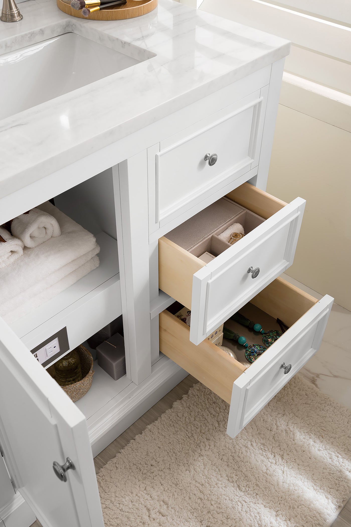 James Martin De Soto 36" Single Bathroom Vanity, Bright White, view 16