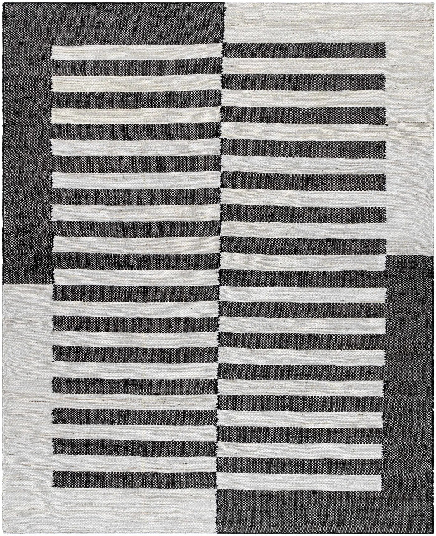 Soren Black&White Jute Area Rug by Boutique Rugs