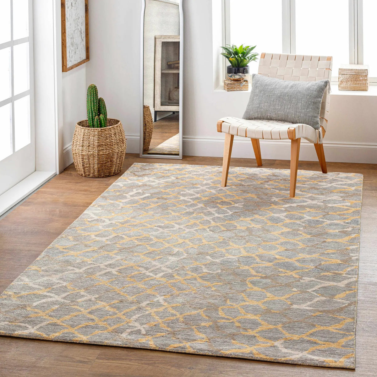 Daisytown Area Rug - Clearance, installed in a room