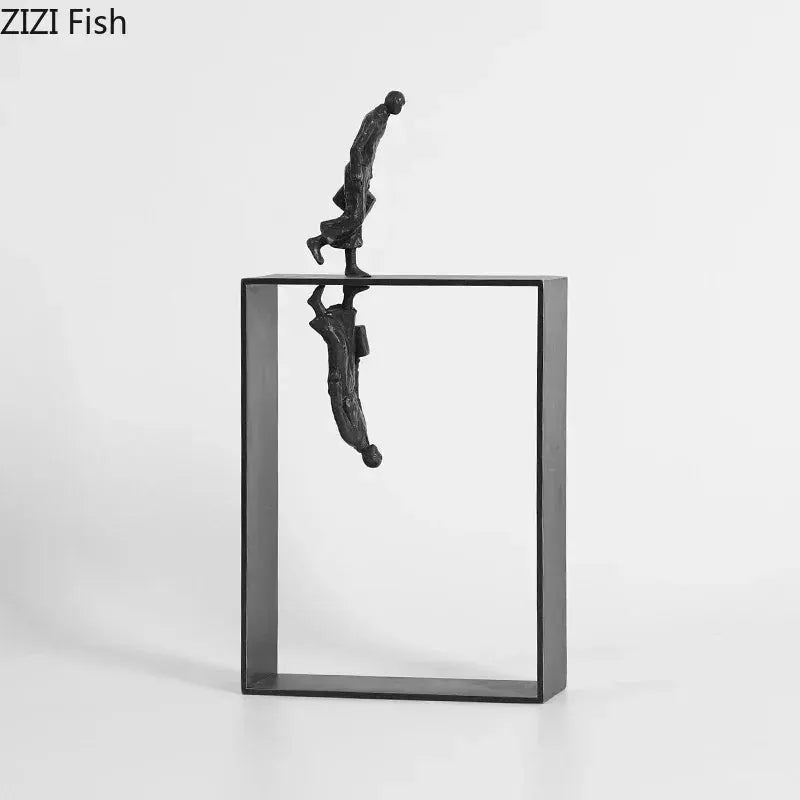 Dancer Statue - Elegant Metal 12-Inch by House Of Avana