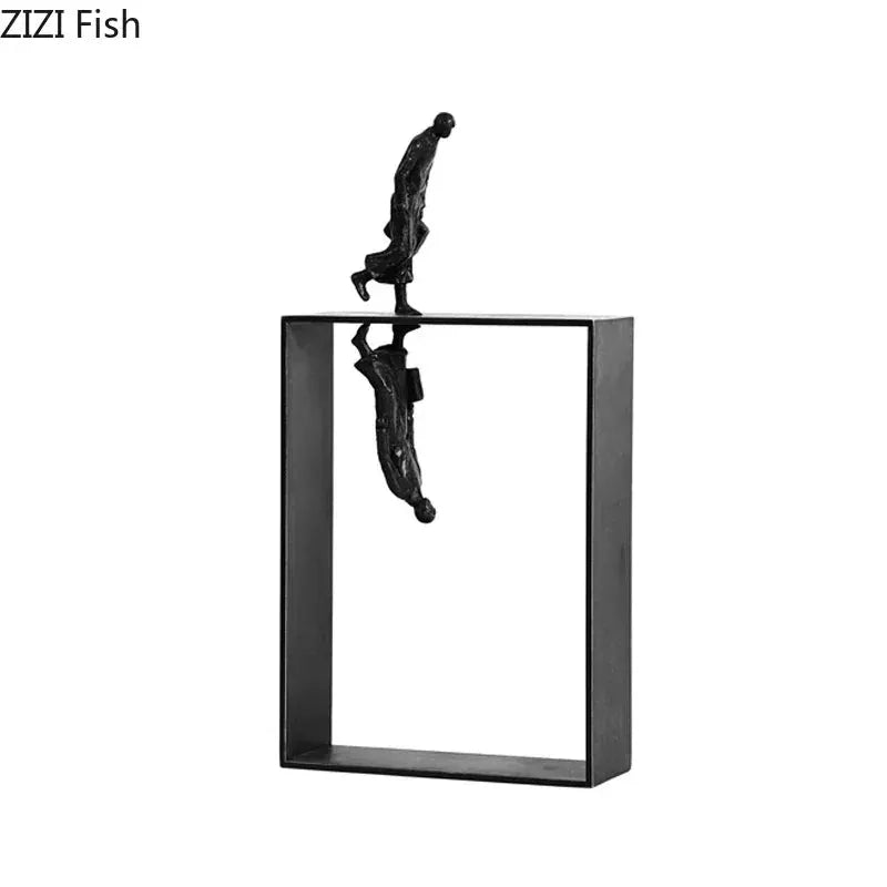 Dancer Statue - Elegant Metal 12-Inch by House Of Avana