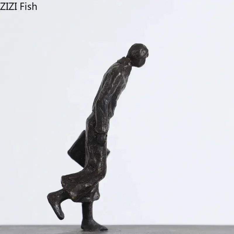 Dancer Statue - Elegant Metal 12-Inch by House Of Avana