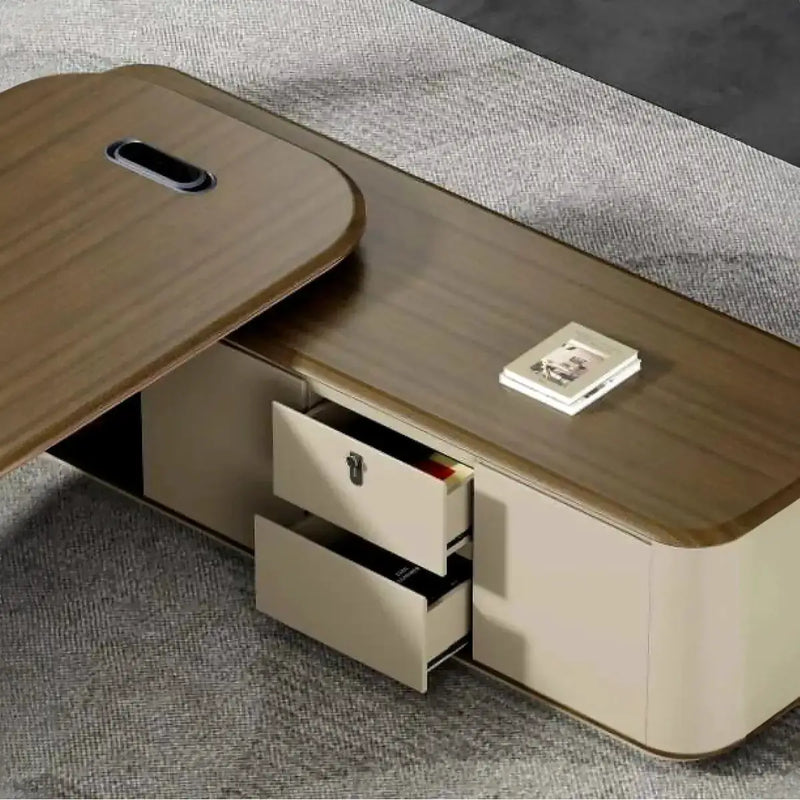 Secord · Modern L-Shaped Executive Desk by Arc Grove