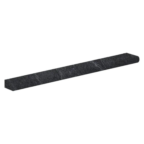 Dark Flow Matte Bullnose Porcelain Moldings 4x24