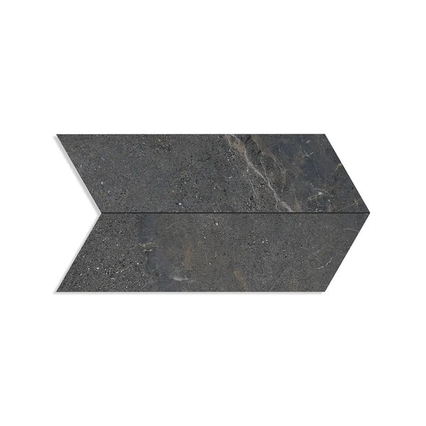 Dark Matte Porcelain Tiles 5 45/64x19 1/2