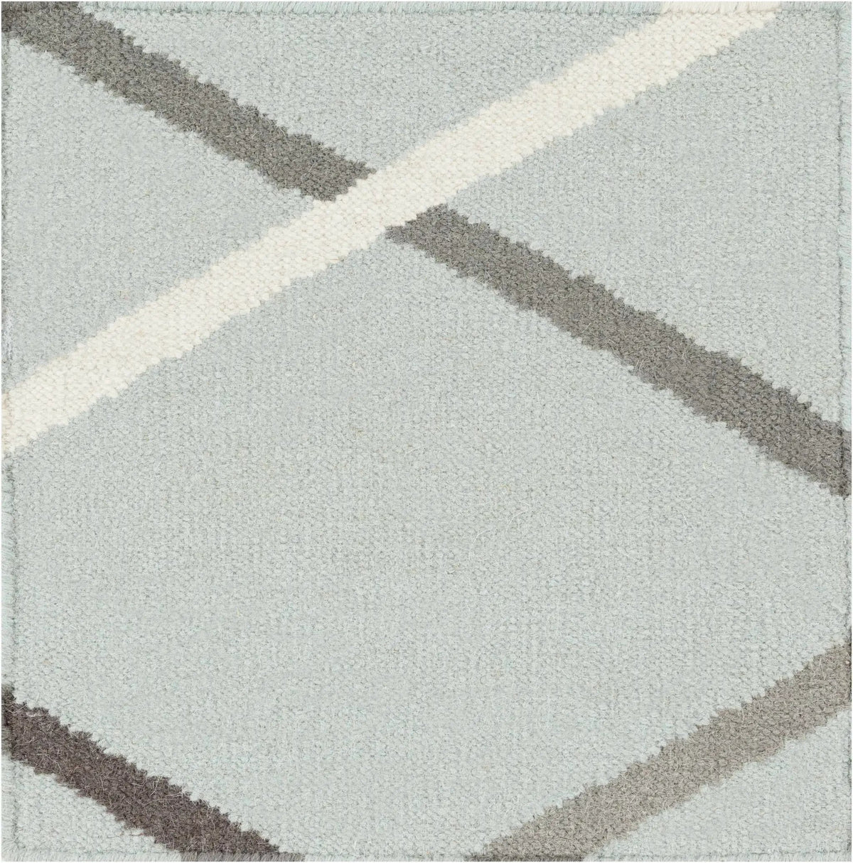 Darlaston Gray Trellis Wool Area Rug - Clearance, photo 6 of 7