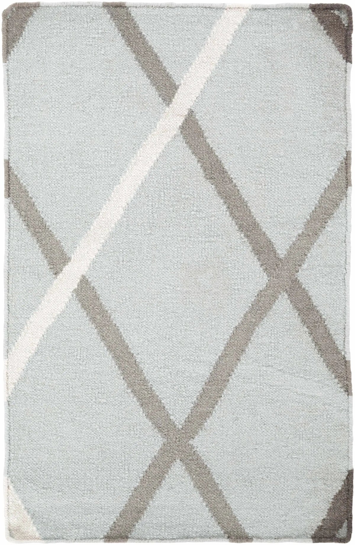 Darlaston Gray Trellis Wool Area Rug - Clearance, photo 7 of 7