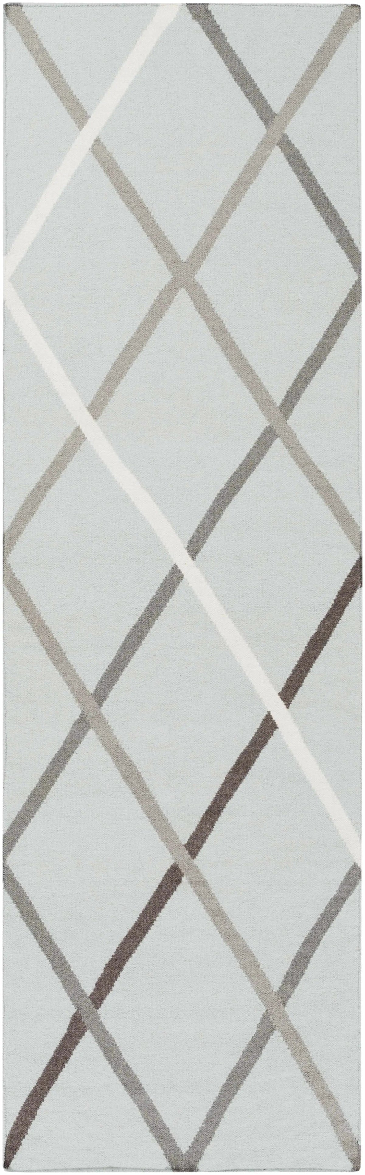 Darlaston Gray Trellis Wool Area Rug - Clearance, photo 4 of 7