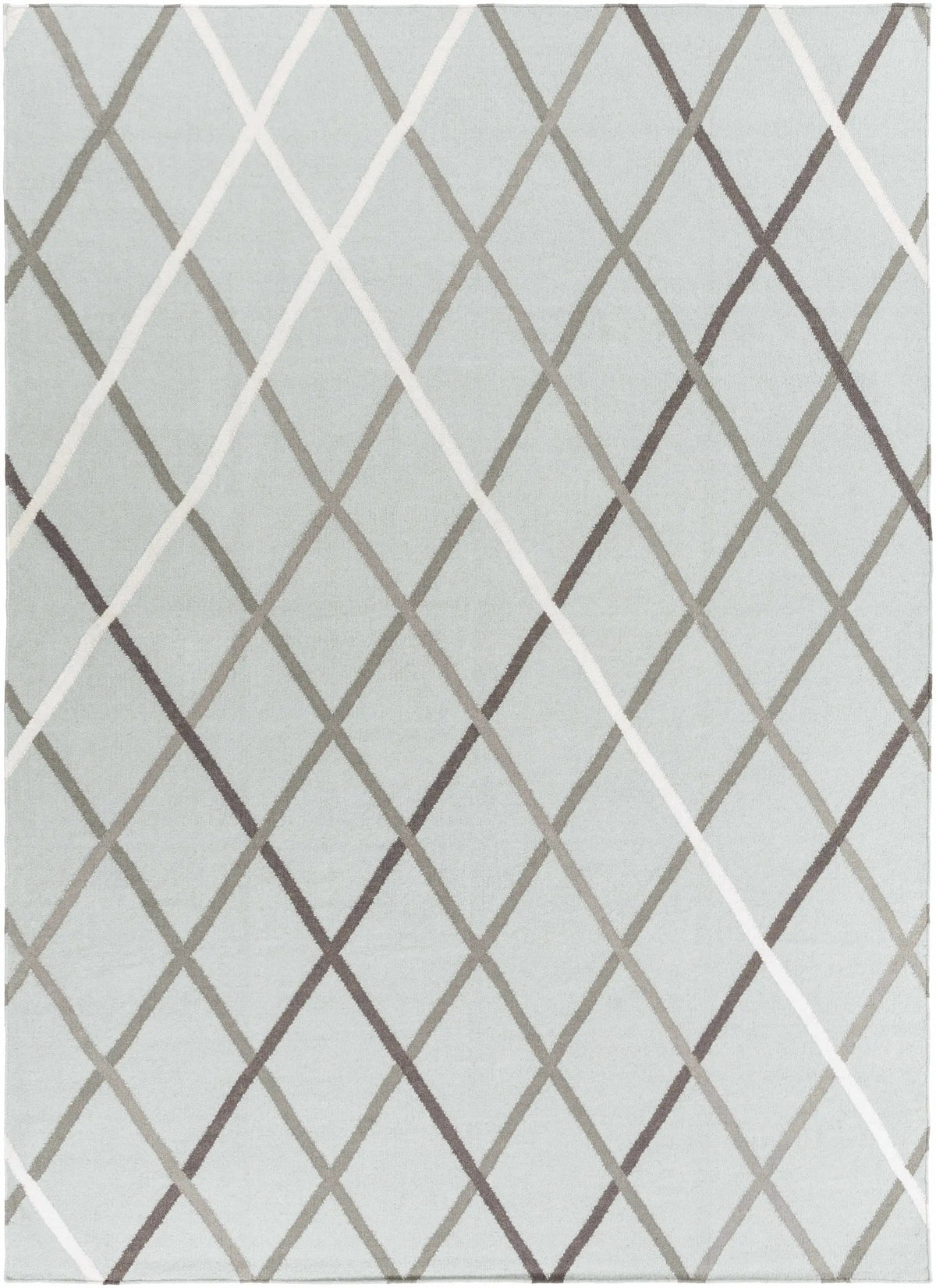 Darlaston Gray Trellis Wool Area Rug - Clearance, photo 5 of 7
