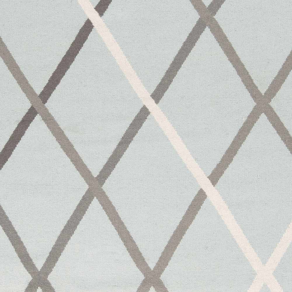 Darlaston Gray Trellis Wool Area Rug - Clearance, sample swatch