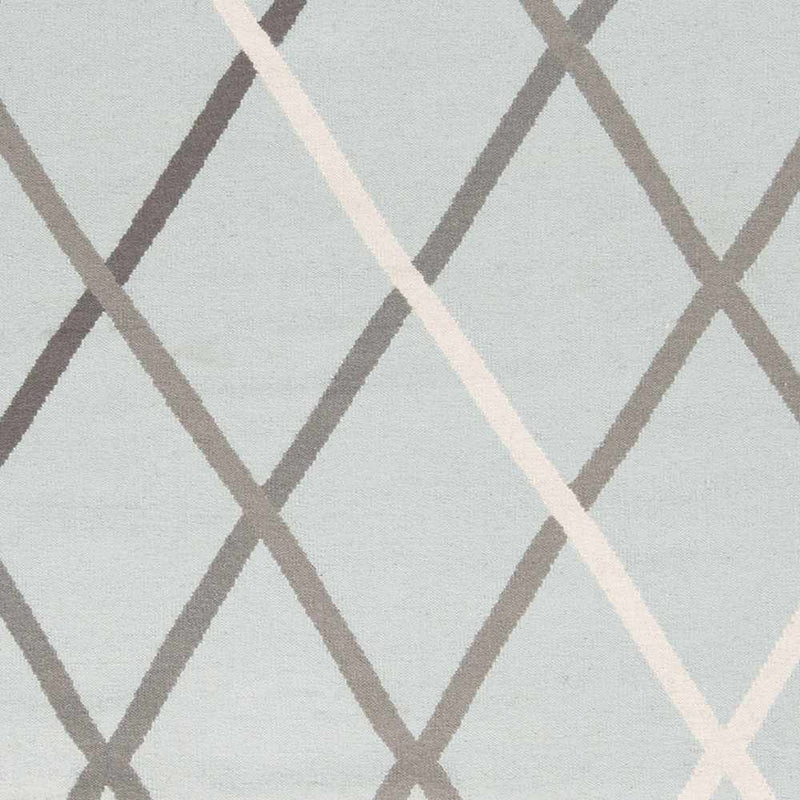 Darlaston Gray Trellis Wool Area Rug - Clearance by Boutique Rugs
