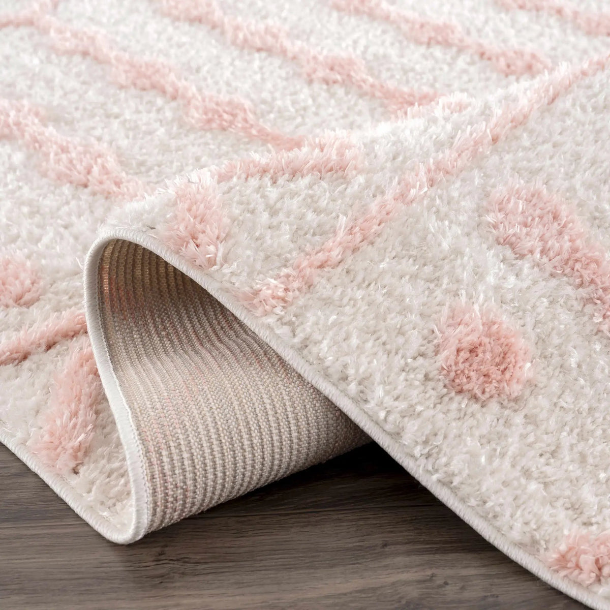 Darva Pink Plush Area Carpet, photo 8 of 23