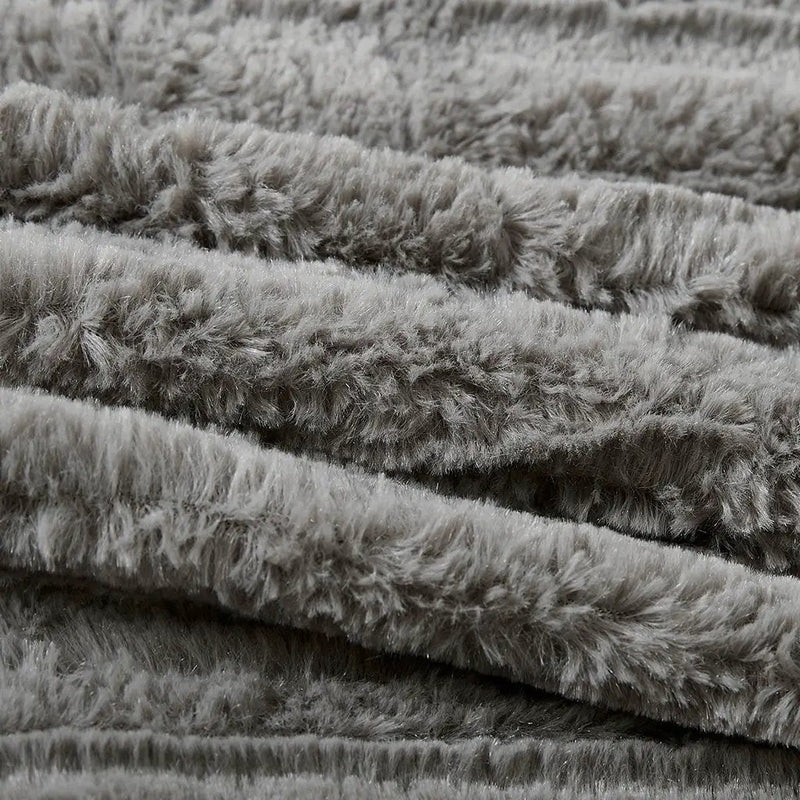Full/Queen Fur Down Alternative Comforter Mini Set by HouseOfZazla