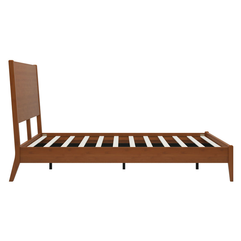 Modern Sled Platform Bed Frame With Slats by HouseOfZazla