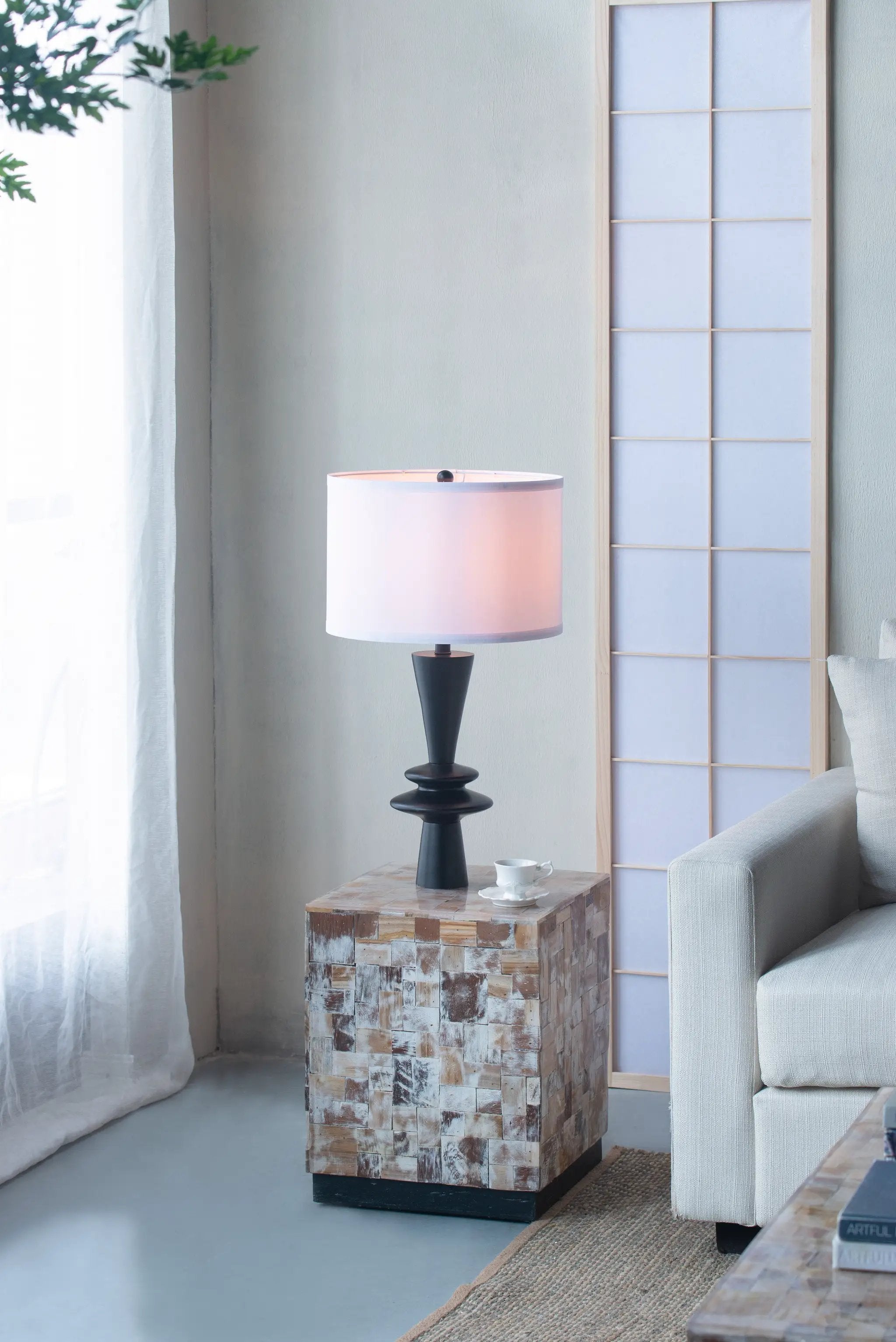 D15x26.7" Table Lamp by HouseOfZazla