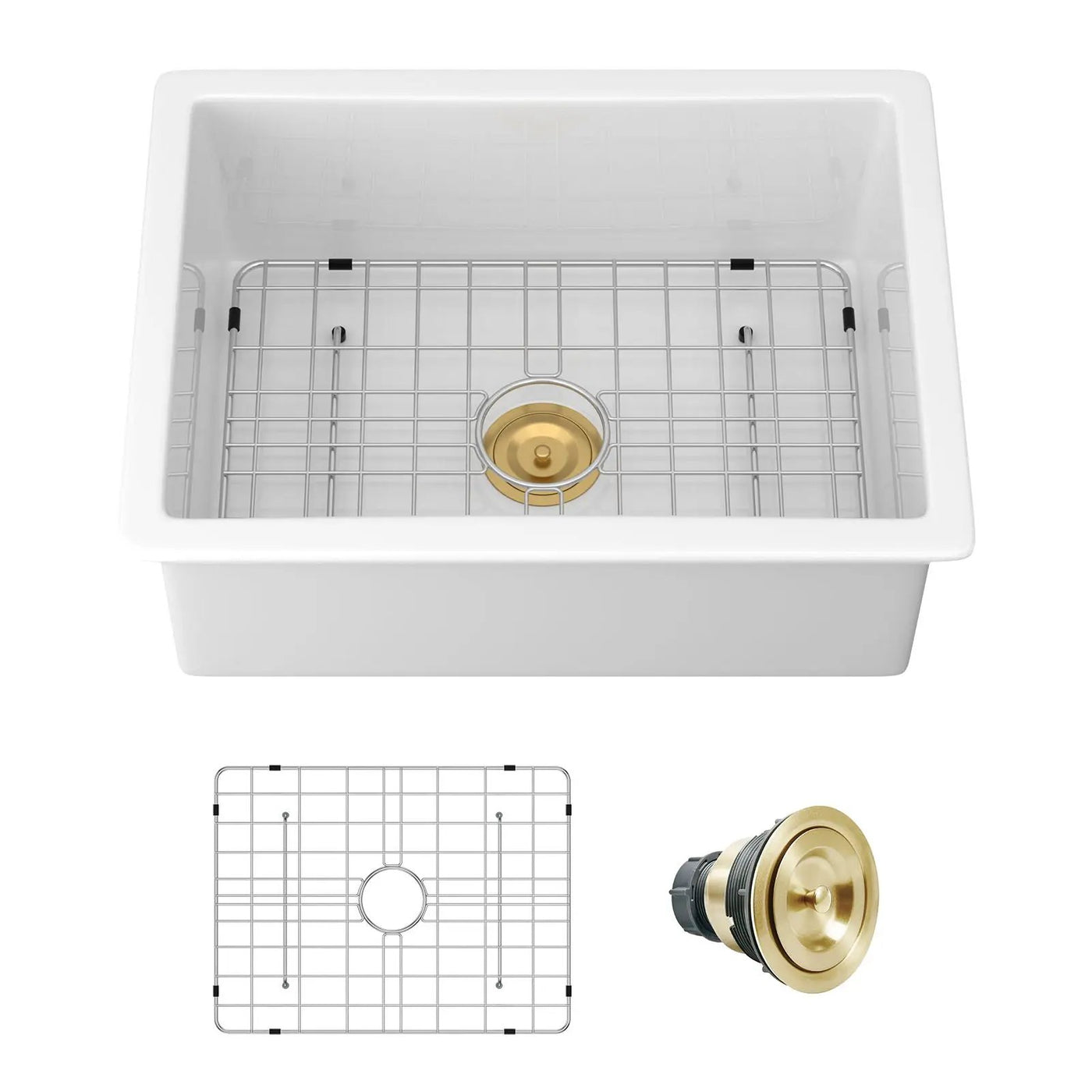 Rectangular Deep Single Bowl Kitchen Sink by HouseOfZazla