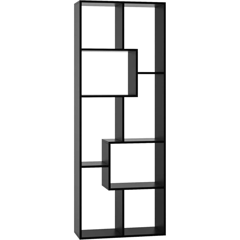 Asymmetrical Display Shelf & Bookcase, 5 Tier by HouseOfZazla