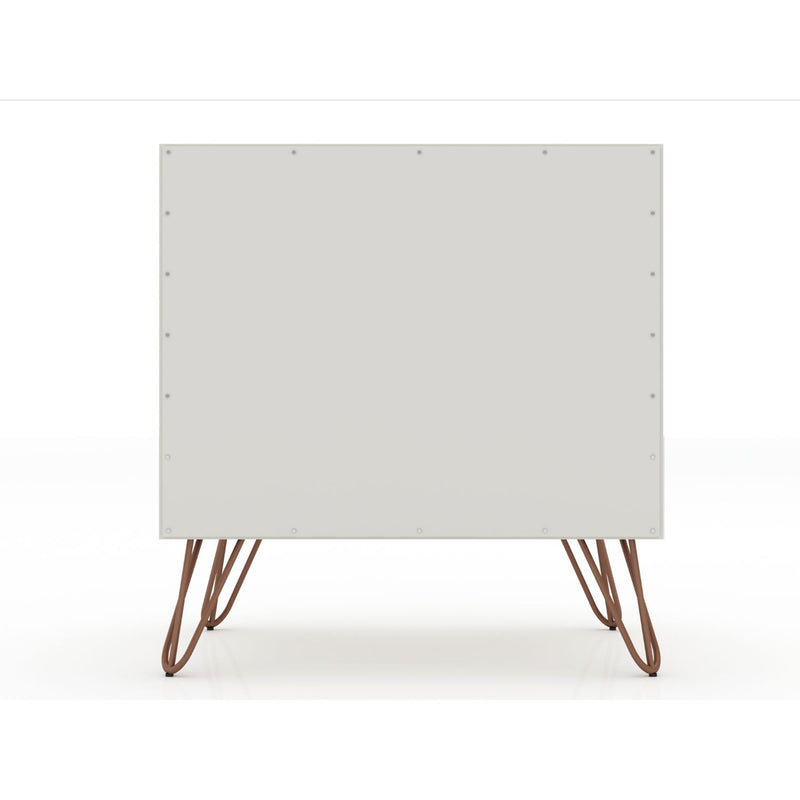 Rockefeller - Nightstand With 2 Drawers - Off White by HouseOfZazla