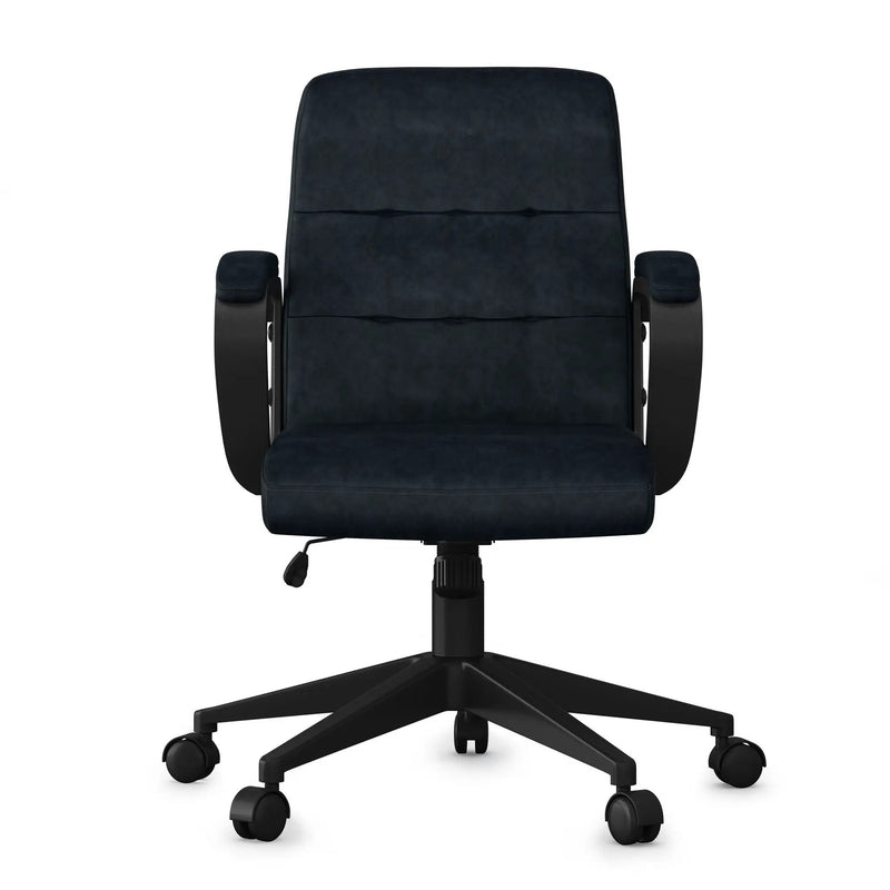 Brewer - Swivel Office Chair - Distressed Blue by Unique Piece Furniture