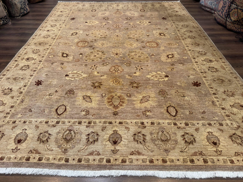 Pakistani Peshawar Rug 8x11, Indo Persian Mahal Carpet, Traditional Wool Oriental Rug by Jewel Rugs