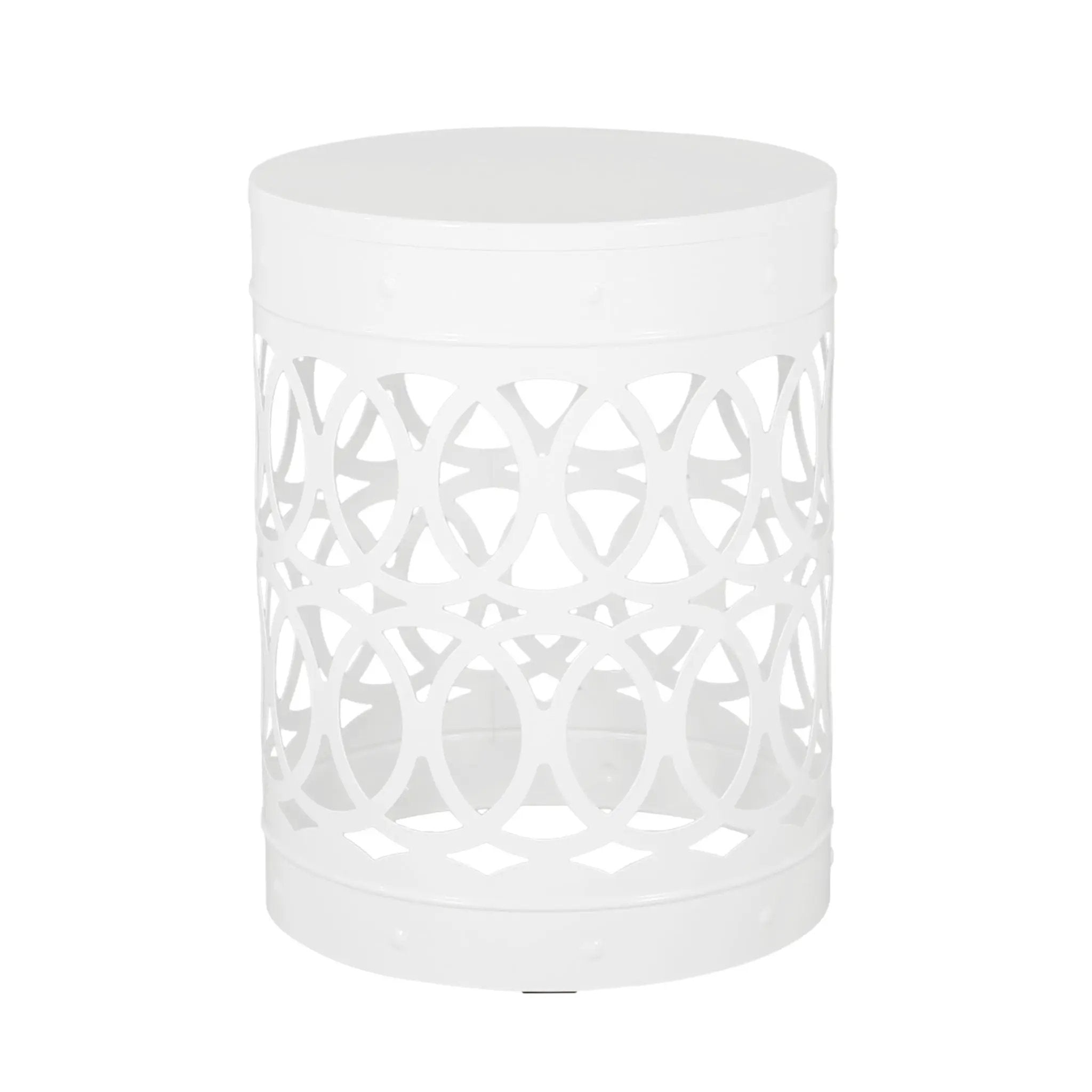 Outdoor Metal Side Table Set of 2 by HouseOfZazla