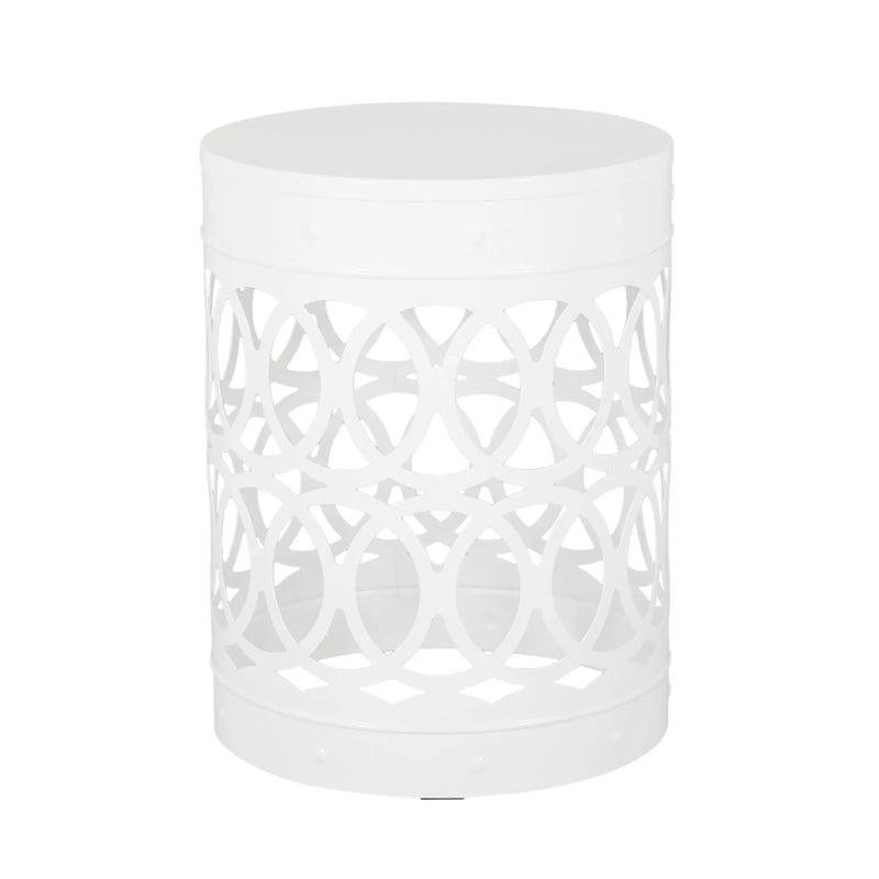 Outdoor Metal Side Table Set of 2 by HouseOfZazla