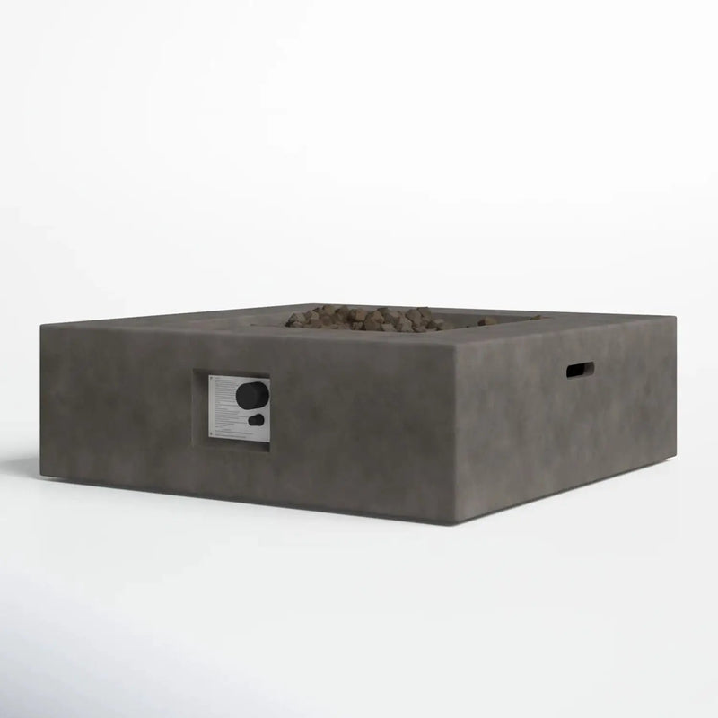 Outdoor Handcrafted Fire Pit Table - Charcoal by HouseOfZazla
