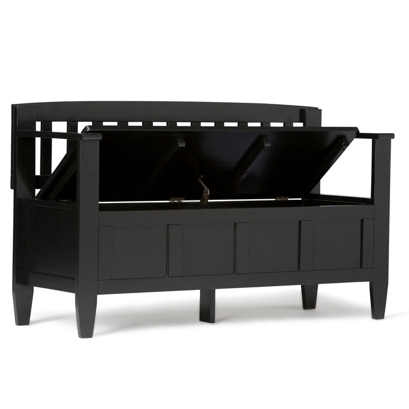 Brooklyn - Handcrafted Entryway Storage Bench by HouseOfZazla