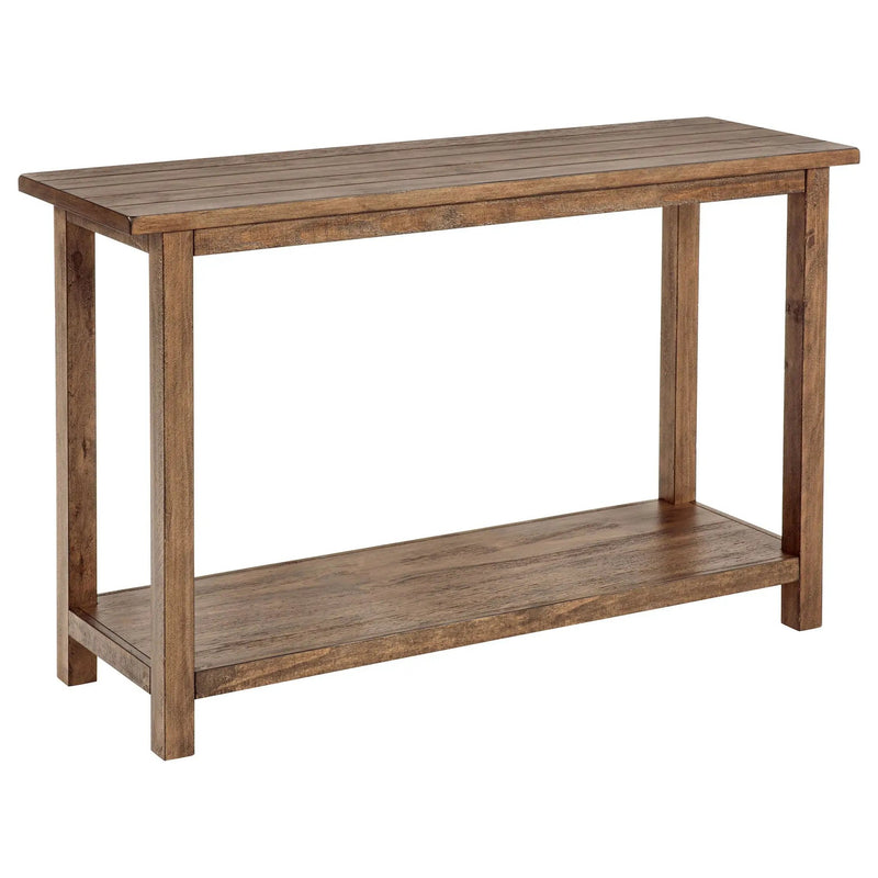 Payne Wood Entryway Sofa Console Table Distressed Brown by Unique Piece Furniture
