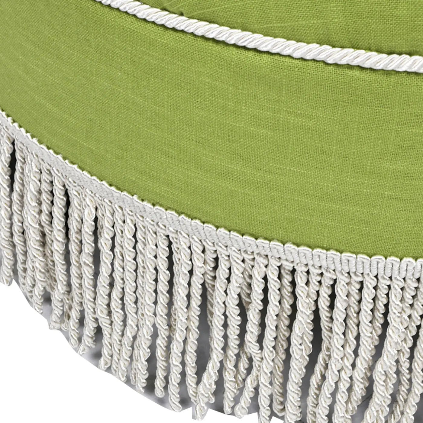 Yolanda - Round Upholstered Accent Ottoman by HouseOfZazla