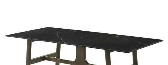 Destin - Ceramic Dining Table - Black by Unique Piece Furniture