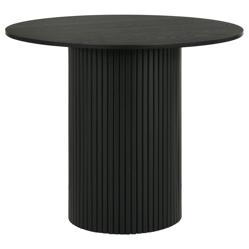 Hamlyn 5-piece Round Wood Counter Height Dining Set Cream and Black by Unique Piece Furniture