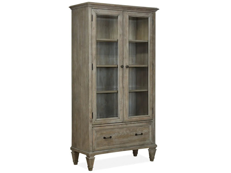 Lancaster - Door Bookcase - Dove Tail Gray by Unique Piece Furniture