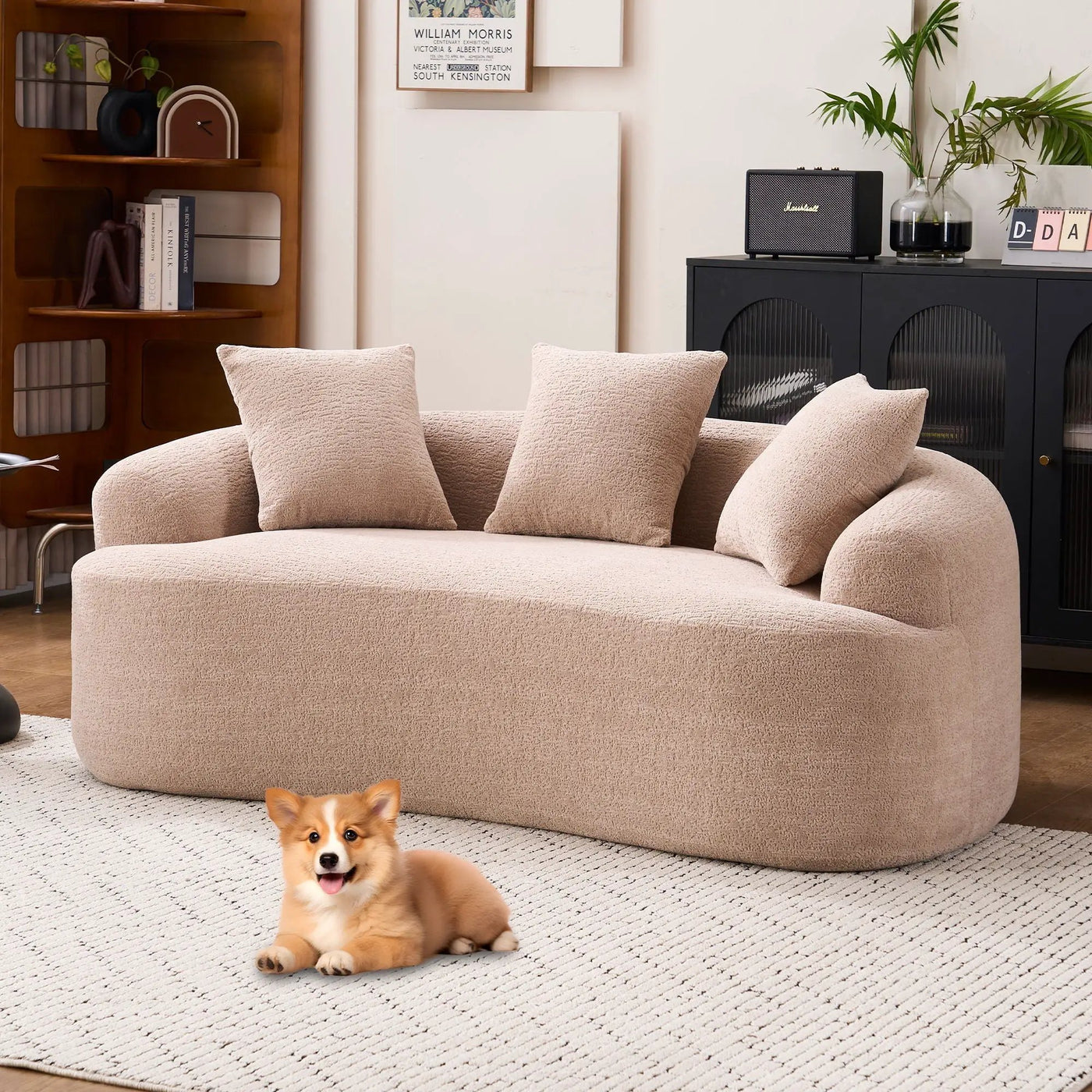 Loveseat Sofa, Compact Design For Small Spaces by HouseOfZazla