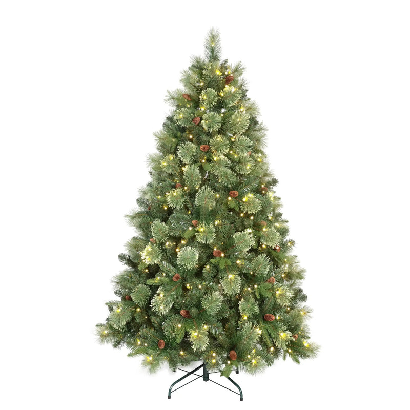 6Ft Pre-Lit Artificial Christmas Tree by HouseOfZazla