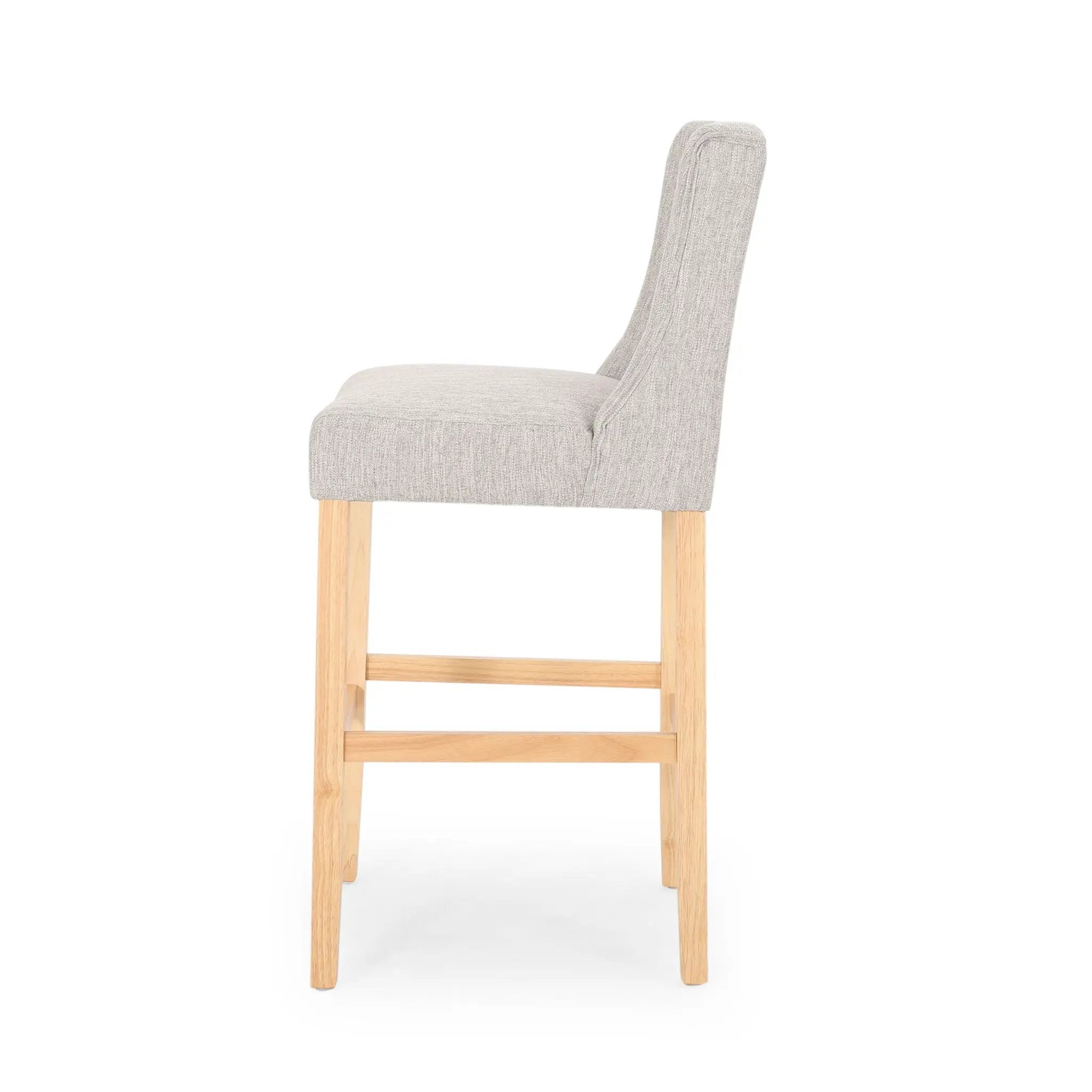 Vienna Contemporary Fabric Tufted & Wingback Counter Stools (Set of 2) by HouseOfZazla