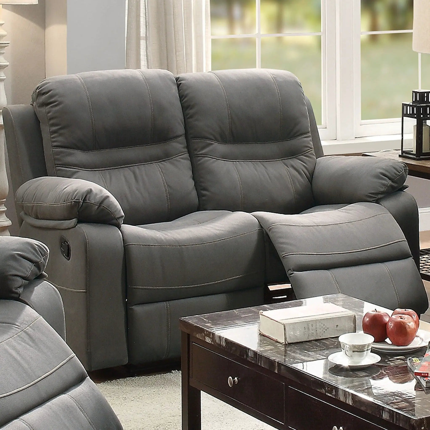 Modern Style Living Room Set With Pillow Arms by HouseOfZazla