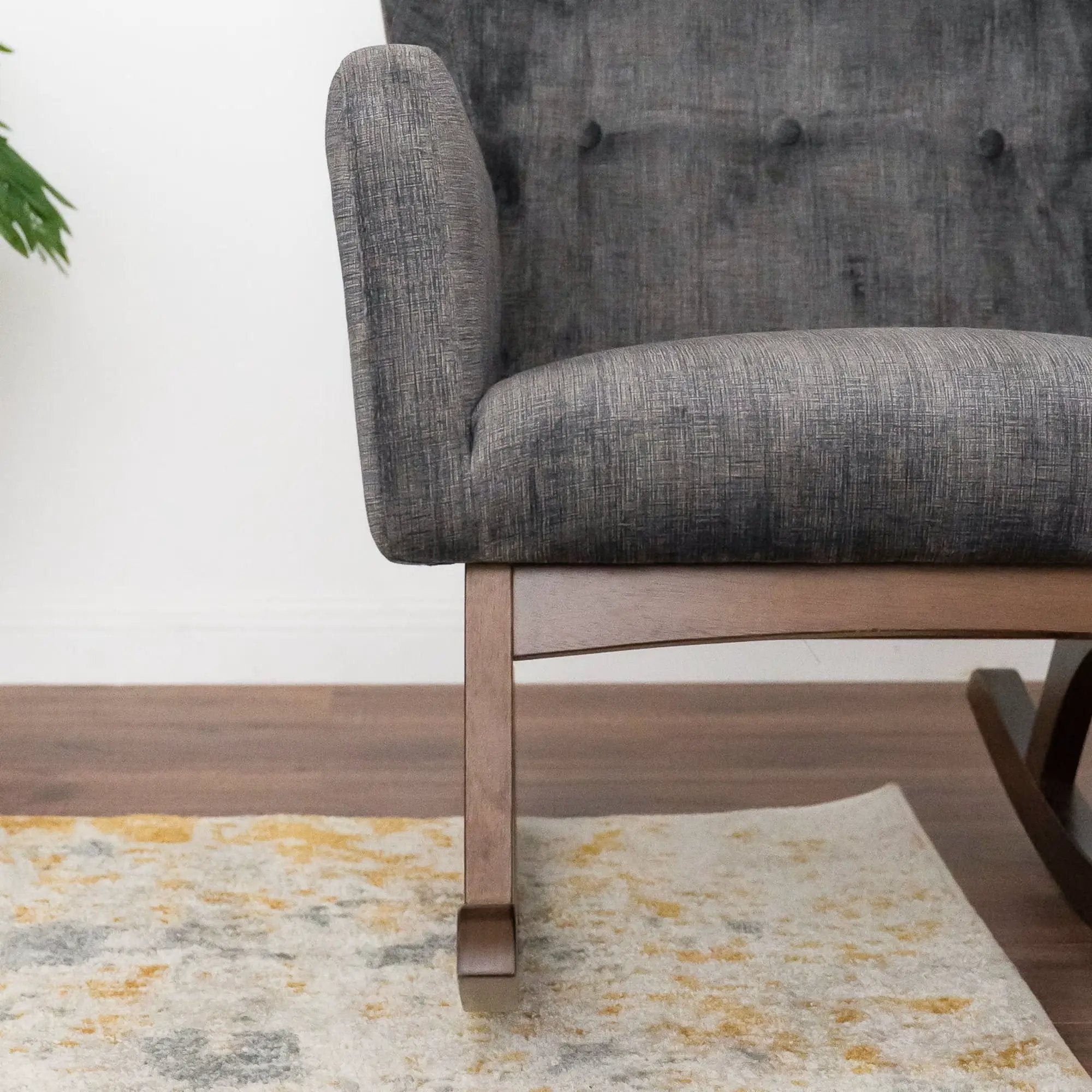 Alistair - Rocking Chair - Brown / Dark Gray by Unique Piece Furniture