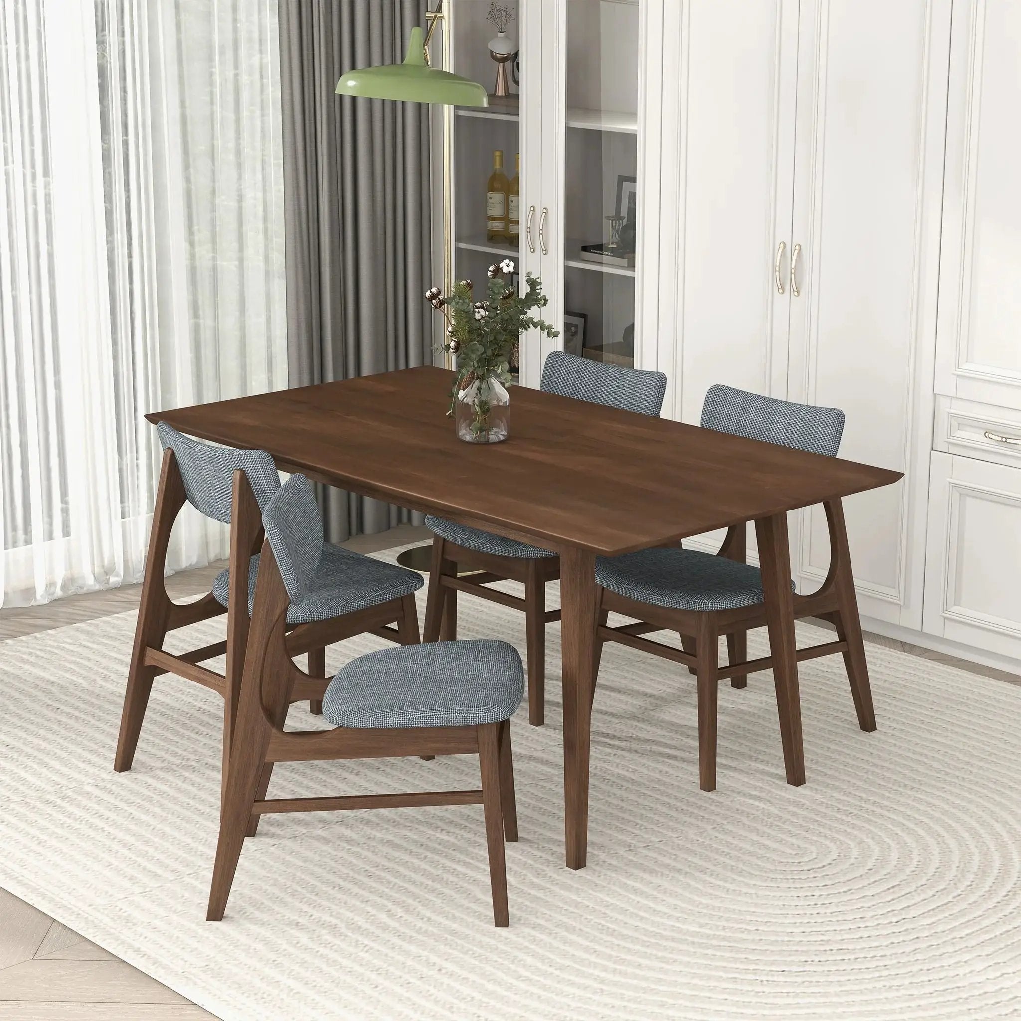 Levi - Modern Style Rectangular Dining Kitchen Table by Unique Piece Furniture