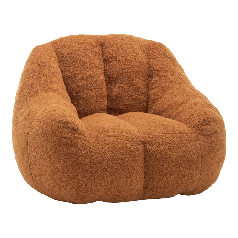 Comfy Bean Bag Chair With Memory Foam Filler, Tufted Soft by Unique Piece Furniture