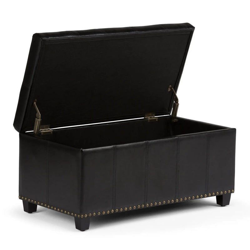 Amelia - Transitional Storage Ottoman Bench by Unique Piece Furniture