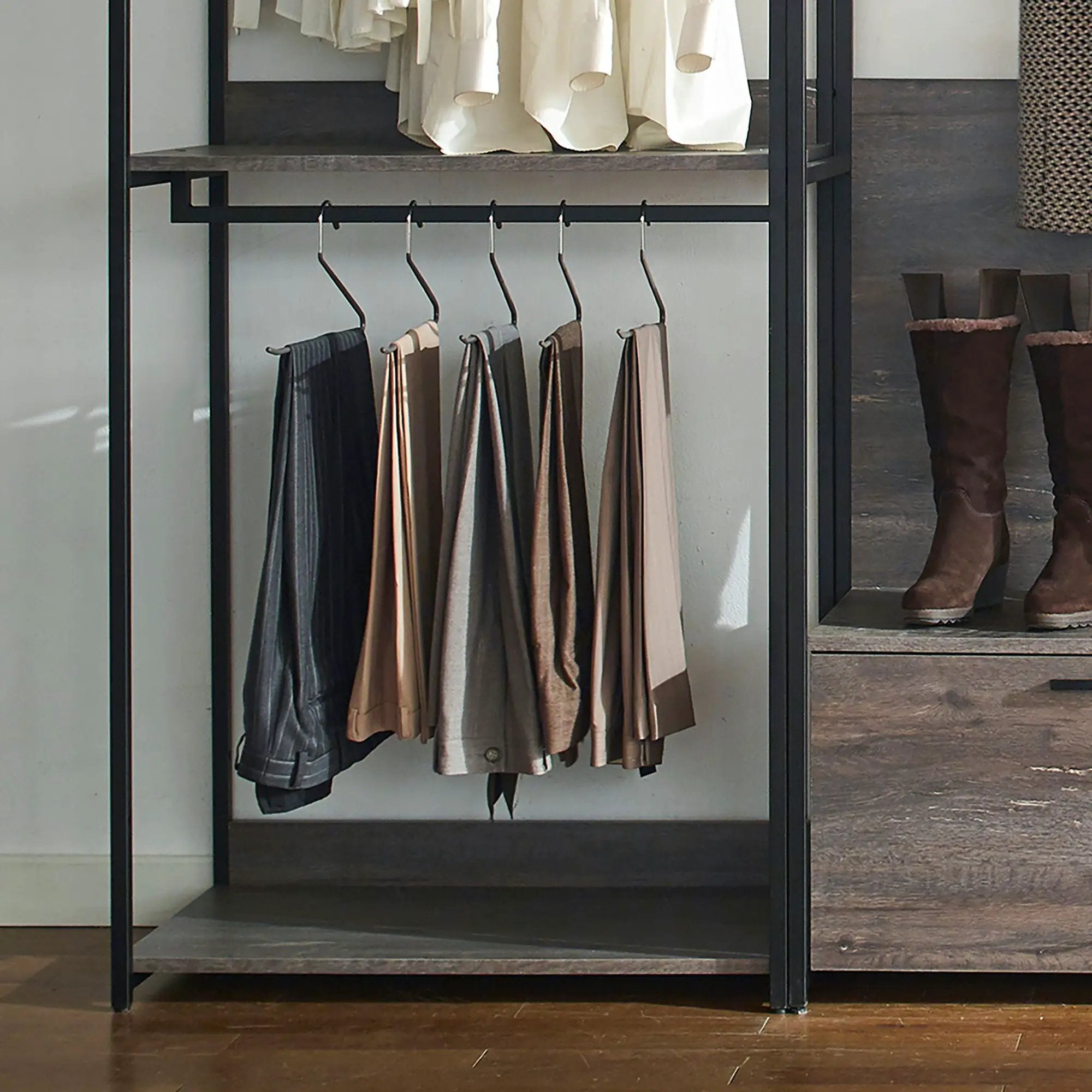 Monica - Walk-In Closet System & Modular Design - Rustic by HouseOfZazla