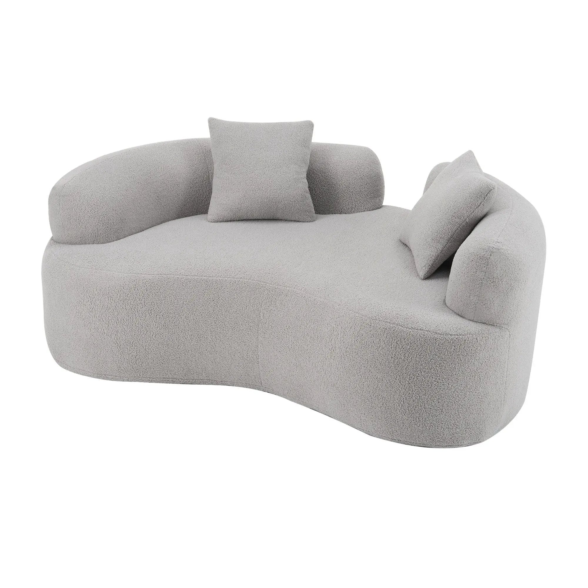 Modern Curved Loveseat by HouseOfZazla