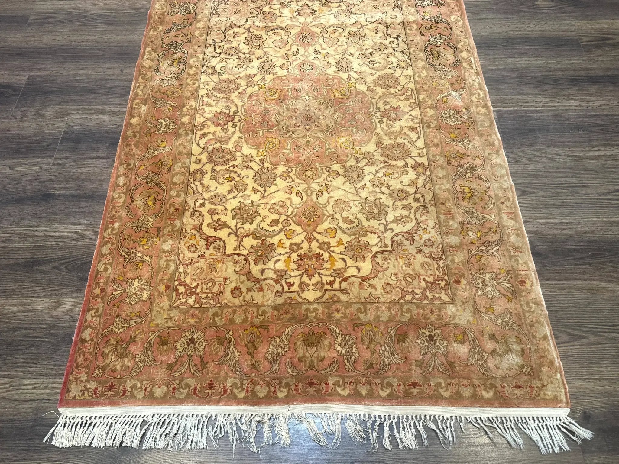 Persian Isfahan Rug 3x5 Fine 550 KPSI Kork Wool on Silk by Jewel Rugs