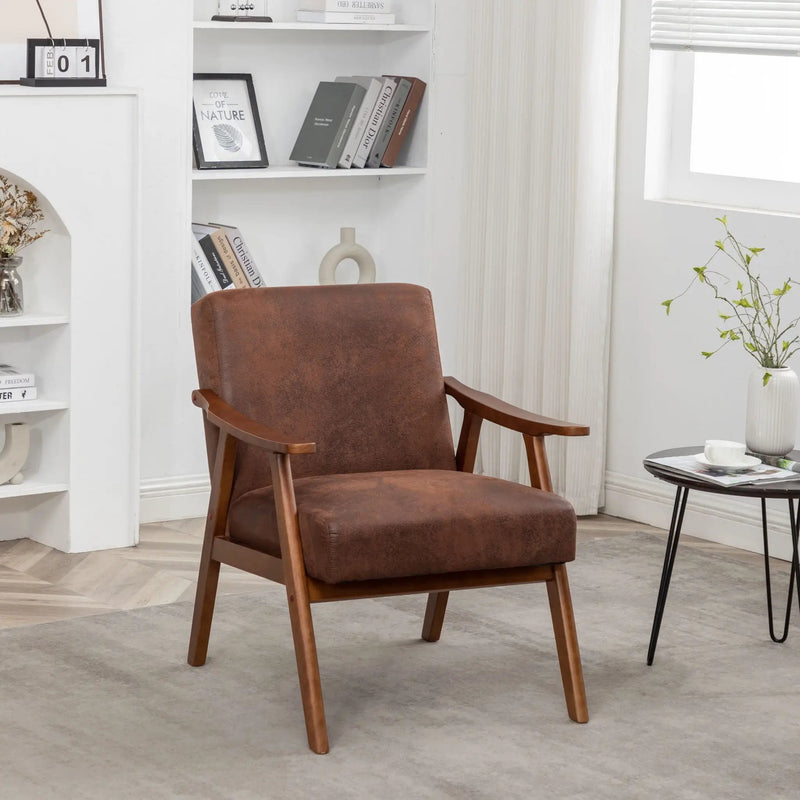 Accent Chair, Classic Mid Century Modern For Extra Seating by HouseOfZazla