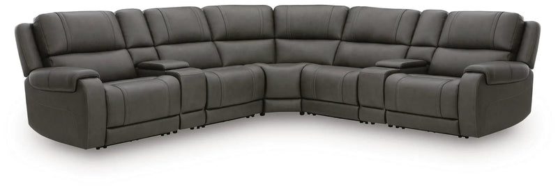 5Z - Pittson - Power Reclining Sectional by Unique Piece Furniture